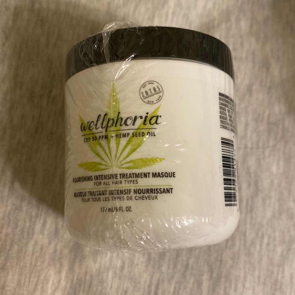 wellphoria hemp cbd hair mask
